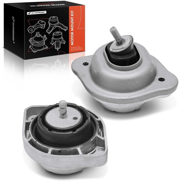 A-Premium 2PCS Front Left and Right Engine Motor Mount Set Compatible with BMW E83 Series X3 2004 2005 2006 2.5L 3.0L, Replace # 2393096492, 2113421295