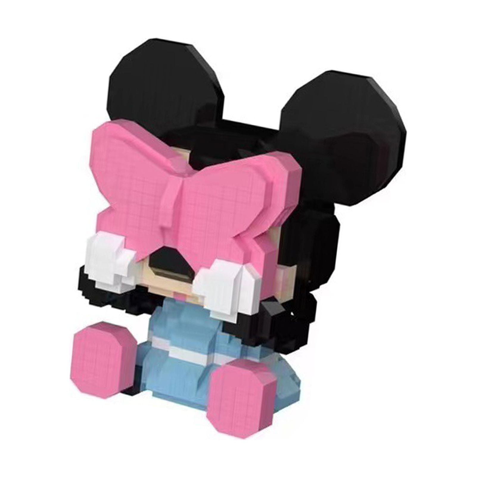 Cartoon Blocks,Cartoon Building Blocks Safe Micro Building Blocks D Puzzle Toy Sleek Aesthetic