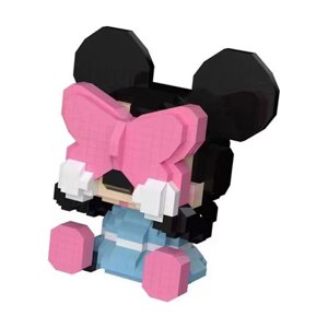 Blocs de caricature, blocs de construction de cartoon Safe Micro Building Blocs D Puzzle Toy Sleek Esthétique