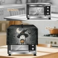 thumbnail image 5 of FOR U DESIGNS Ghost Jack-o'-lantern Spider Web Pattern Microwave Oven Dust Cover Stain Resistant Lid for Air Fryer Toaster Oven Kitchen Appliance Covers Halloween Decor, 18.25 x 14.5 x 11 inch-S, 5 of 8
