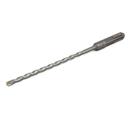 - 6mm Tip 200mm Long Chrome Steel Square SDS Plus Shank Masonry Hammer Drill Bit