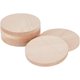 thumbnail image 1 of 6 círculos de madera sin terminar de 3,9 pulgadas, rodajas de madera redondas para manualidades, recortes de madera, discos redondos de madera., 1 of 5
