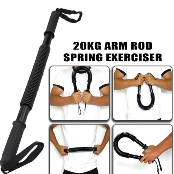 QHUDLV 20kg Spring Arm Strength Bar for Effective Fitness Training 7W3Q Hot L9