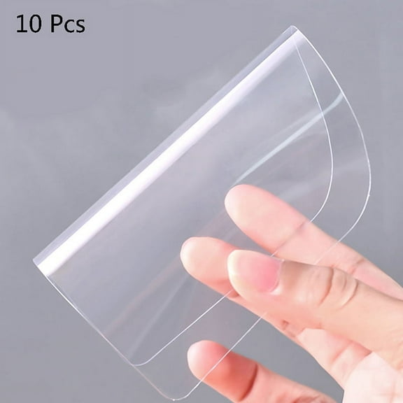 10 Pcs Translucent Cream Scraper Transparent Cake Dough Cutter Fondant Scra WA