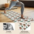thumbnail image 4 of White Bigfoot and Tree Pattern Hot Yoga Mat Towel Non Slip for Hot Yoga - Quick-Drying Yoga Mat Cover with 4 Corner Pockets with Travel Bag - Hot Yoga Towel Non Slip 70"x26", 4 of 6