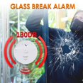 thumbnail image 3 of Alarma para ventana EverNary, 4 unidades, WiFi, detector de rotura de vidrio, 130 dB, 3 of 9