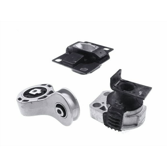 Engine Mount and Transmission Mount Kit 3 - Compatible with 2008 - 2011 Ford Focus 2.0L 4-Cylinder - Autopart Premium