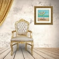 thumbnail image 3 of Joy, Julie 15x15 Gold Ornate Wood Framed with Double Matting Museum Art Print Titled - Two By The Sea II, 3 of 4