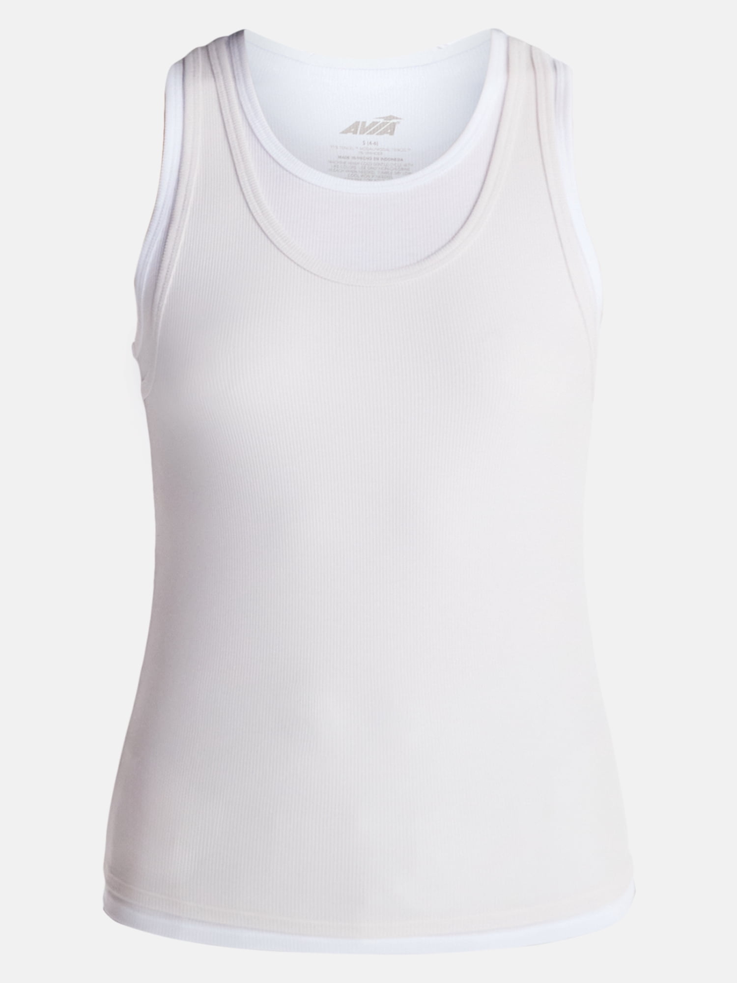 Avia Women's Double Layer Tank Top, Sizes XS-XXXL