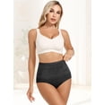thumbnail image 4 of Women's Cotton Underwear High Waisted 4 Pack, Breathable Panties for Ladies, Soft Full Coverage Multipacks Briefs, 4 of 5