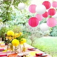 thumbnail image 3 of 12Pcs Paper Lanterns with Assorted Colors and Sizes Paper Lanterns Decorative,Chinese Paper Hanging Decorations Ball Lanterns Lamps for Home Decor, Parties, and Weddings (Pink), 3 of 7