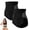 Black, variant on Black Seamless Underwear High Waisted Tummy Control No Show Panties Full Coverage Stretch Briefs Stretch Underpants Breathable Regular Plus Size