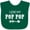 Green, variant on Inktastic I Love My Pop Pop with Arrow Boys or Girls Baby Bib