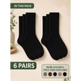 thumbnail image 5 of Comfello Diabetic Socks Crew for Men & Women – 12 Pairs of Non-Binding Neuropathy Socks, 5 of 7