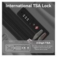 thumbnail image 4 of Luggage Sets Hardshell 3pcs Luggage, Lightweight Durable Suitcase sets Spinner Wheels Suitcase with TSA Lock 20''24''28'' Available(Grey ), 4 of 9