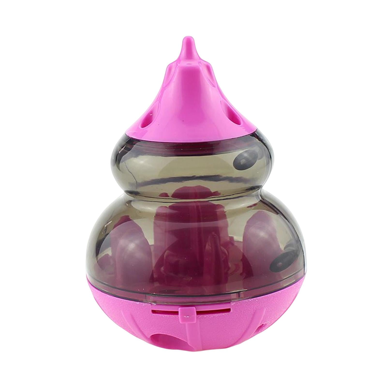 treat Toy Tumbler Ball, Pets Tumbler Leaking Food Toy Dog Puzzle Toy, Food Puzzles Ball for Dogs treat Ball for Slow Eating Pets Red