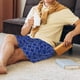 thumbnail image 5 of Fotbe Blue Lantern Shapes Pantalones Cortos de Pijama para Hombre, Ropa de Dormir, Pantalones de Pijama Cortos para Hombre-Large, 5 of 6