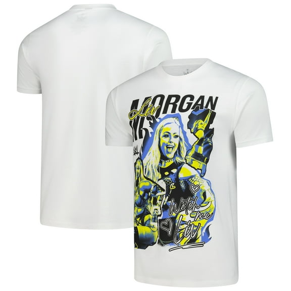 Men's Ripple Junction White Liv Morgan "Liv Morgan New Jersey" Graphic T-Shirt