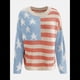 thumbnail image 5 of Suéter con Bandera Estadounidense para Mujer, Sudadera de Punto, Larga, Holgado, para Invierno y Otoño, Color 3 XL, 5 of 10
