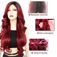 thumbnail image 3 of Clip pasador de pelo con flor de cristal negro precioso de Faship, 3 of 5