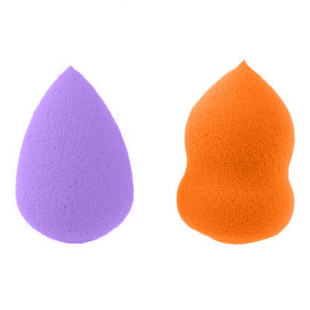 2 pcs Drop and Gourd Shaped Makeup Sponge Blender Puff Flawless Powder