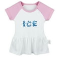thumbnail image 1 of Nature Ice Pattern Dresses For Baby, Newborn Babies Skirts, Infant Princess Dress, 0-24M Kids Graphic Clothes (Pink Raglan Dresses, 6-12 Months), 1 of 4