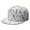 Hawaiian, variant on Hawaiian Pineapple Cap - Pineapple Party Theme Print Flat Brim Hat for Women & Men