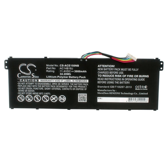 Battery for Acer Aspire A315-55G Gateway B116-M NE513 AC14B13J AC14B18J AC14B18J