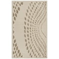 thumbnail image 2 of SAFAVIEH Bella Elisie Abstract Floral Leaf Wool Area Rug, Sand/Brown, 2'6" x 4', 2 of 10