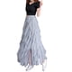 thumbnail image 1 of Falda midi de tul con cintura elástica de hadas y una línea delgada para mujer XBTCLXEBCO Gris azul, Única, 1 of 6