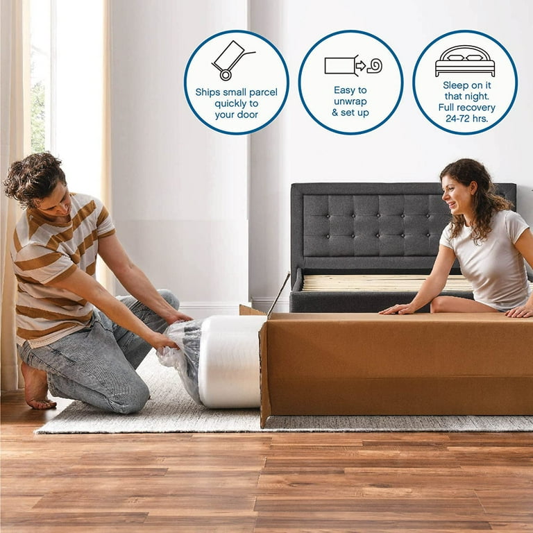 Classic Brands Cool Gel 1.0 Ultimate Gel Memory Foam 14 Inch Mattress with BONUS 2 Pillows King White Walmart