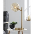 thumbnail image 2 of Signature Design by Ashley Contemporary Abanson Desk Lamp  Amber/Gold Finish, 2 of 4