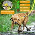 thumbnail image 3 of Vivifying Long Dog Leash, 20ft Waterproof Dog Training Leash for Outside,  Durable Nylon Dog Training Leash, Traction Rope, Hiking, Swimming, Beach and Lake (Yellow), 3 of 9