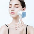 thumbnail image 2 of Acdanc 2Pcs Face Scrubber Soft Facial Cleansing Brush Manual Face Exfoliator Deep Cleaning, 2 of 12