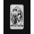 thumbnail image 2 of Corpse Bride Men's Tarot card Tragic Tale Of Romance Short Sleeve T-shirt, 2 of 3