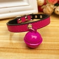 thumbnail image 6 of SeekLGT Cat Collar with Bell Adjustable Leather Cat Collars for Girl Cats and Kittens, Small Pet Kitten Collar, black, 1 Count, 6 of 9