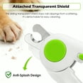 thumbnail image 2 of Oazouf Cat Nail Clipper with LED Light and File, Safety Pet Claw Trimmer for Dogs Cats Rabbits Birds Small Animals, Green, 2 of 9