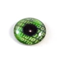 thumbnail image 3 of Green Code Cyberpunk Glass Eyes, 3 of 9