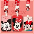 thumbnail image 2 of Longue Sangle Dessin Animé Mickey Minnie Badge Rotatif Porte-Identité Infirmière Fille Garçon Porte-Carte de Visite Rétractable Accessoire Vert Armée, 2 of 6