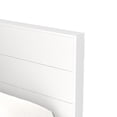 thumbnail image 4 of Payne White Wood Frame Queen Platform Bed with Headboard (84.0"x64.2"x40.2"), 4 of 7