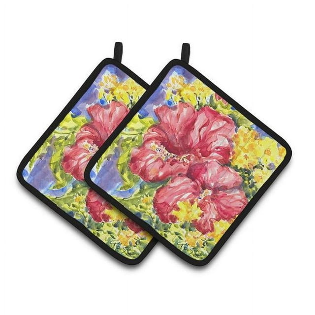 Carolines Treasures 6056PTHD Fleur - Hibiscus Paire de Porte-Pots