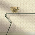 thumbnail image 4 of (2 pack) RoomMates Striped Hex Gold Peel and Stick Wallpaper, 1 Count, 4 of 17