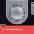 thumbnail image 4 of Black & Decker 2-Slice Extra-Wide Slot Toaster, Square, Black, 4 of 7