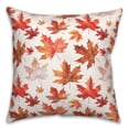 thumbnail image 2 of Creative Products Watercolor Orange Leaf Pattern 18 x 18 Indoor / Outdoor Pillow, 2 of 3