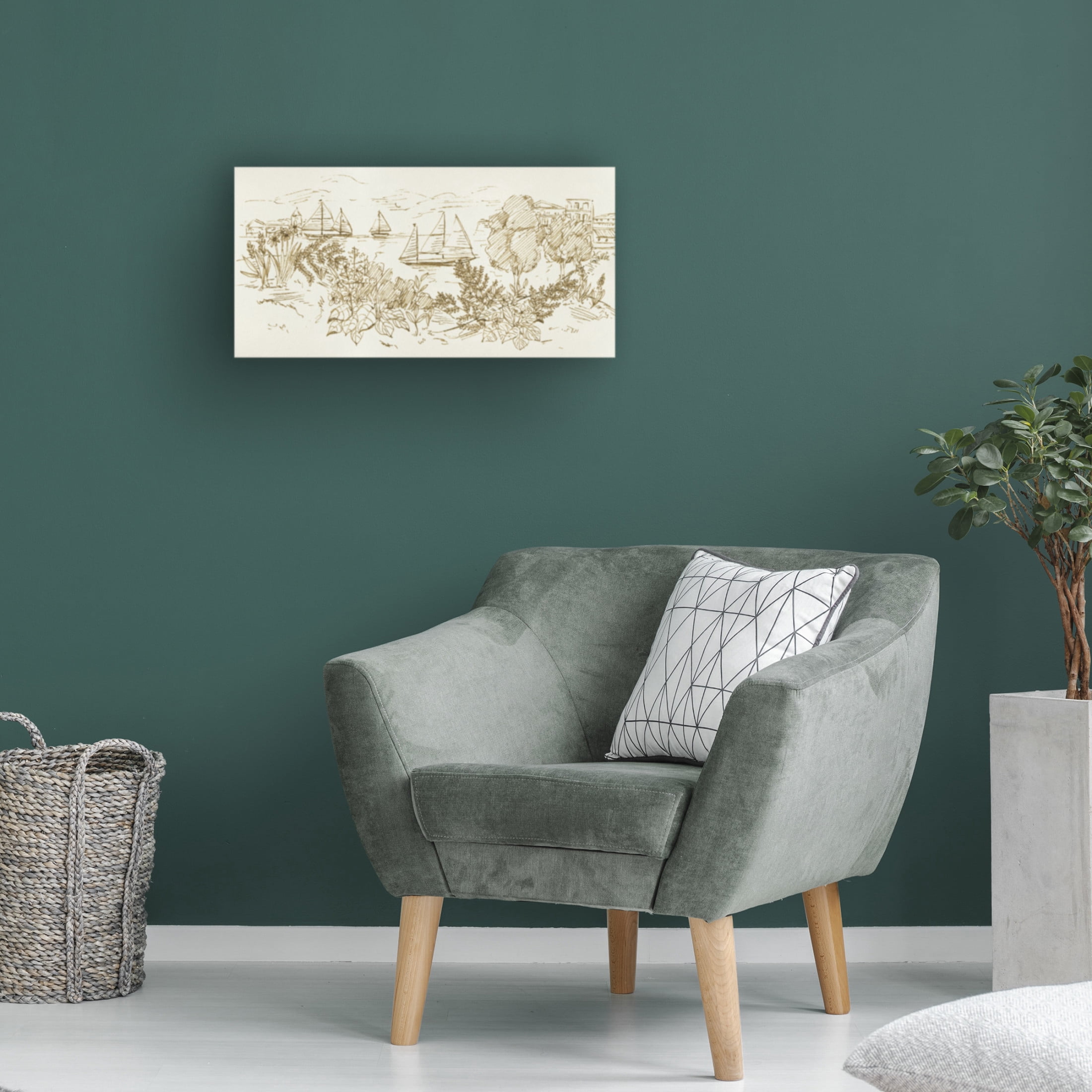 Trademark Fine Art Melissa Wang Autumn Landing II Canvas Wall Art