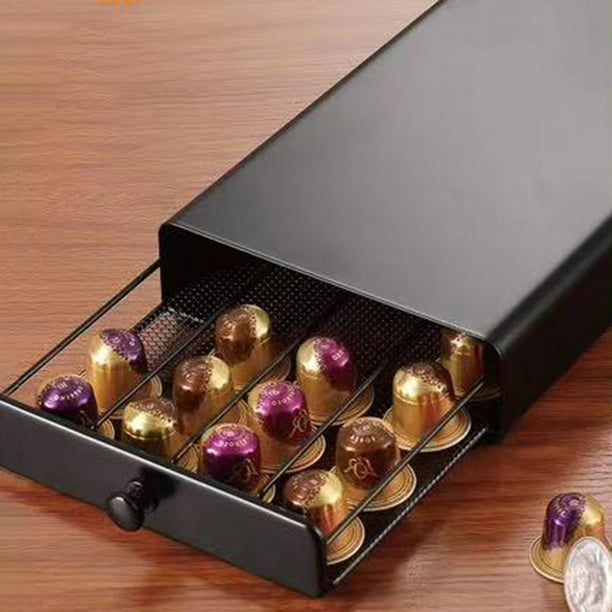 Coffee Capsule Storage Box for Nespresso Large Capacity Drawer