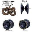 thumbnail image 2 of Retic Yoyo Death Adder v2 Yo-Yo - Bi-Metal YoYo - Includes Custom MPString and Stickers! (Black, Stainless Steel Ring), 2 of 2