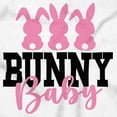 thumbnail image 2 of Cute Easter Bunny Baby Rabbit Tails Bodysuit Jumper Girls Infant Baby Brisco Brands 6M, 2 of 6