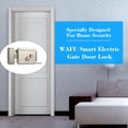 thumbnail image 2 of WAFU Smart Electric Gate Door Lock Secure Electric Metallic Lock Electronic Door Lock Door Access Control for Home Office Apartment Warehouse, 2 of 7