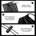 thumbnail image 4 of 6 bolsas de microfibra para gafas de esquí, funda para gafas de sol, funda para adultos con cordón, almacenamiento de microfibra ajustable plegable (9 x 11,8 pulgadas, 7 x 9,8 pulgadas, 5., 4 of 5